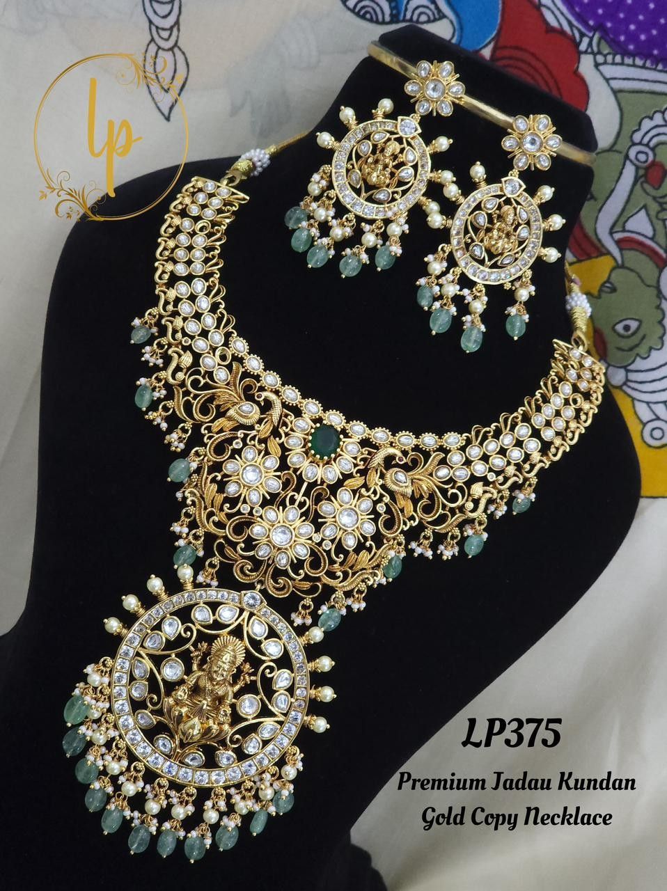 Chandrakala Super Motif Necklace Set